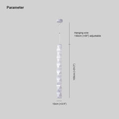 Lámpara Colgante LED Nórdica con Efecto Olas para Comedor