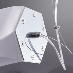 Lámpara Colgante LED Nórdica con Efecto Olas para Comedor