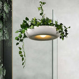 Lámpara Colgante LED de Estilo Nórdico con Planta