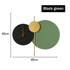 Luces led de pared interior diseño creativo de reloj