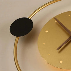 Aplique de Pared LED con Reloj para Salón Moderno