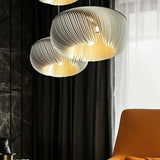 Lámpara colgante decorativa de pergamino estilo moderno