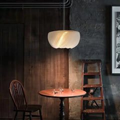 Lámpara colgante decorativa de pergamino estilo moderno