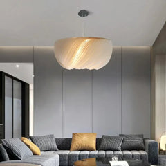 Lámpara colgante decorativa de pergamino estilo moderno