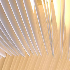 Lámpara colgante decorativa de pergamino estilo moderno