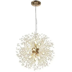 Lámpara Colgante de Cristales Estilo Diente de León