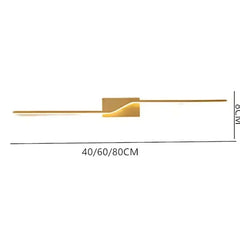 Aplique de pared LED diseño moderno simplificado