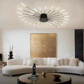 Lámpara de Techo LED Regulable Estilo Fuegos Artificiales para Salón