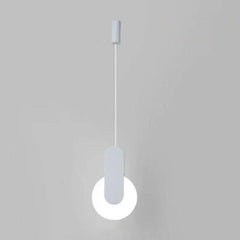 Lampara suspendida mesilla diseño moderno y creativo para dormitorio