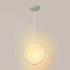 Lampara suspendida mesilla diseño moderno y creativo para dormitorio