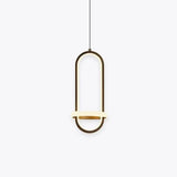 Lamparas colgantes para dormitorios diseño ovalado minimalista