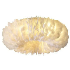 Plafón decorativo para techo diseño creativo de plumas