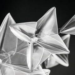 Lámpara Colgante Moderna con Diseño de Flores para Salón