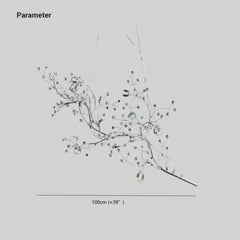 Lámpara Araña LED de Techo con Diseño de Ramas