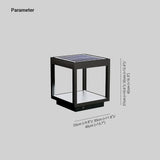 Lámpara Solar de Exterior Impermeable de Aluminio para Jardín