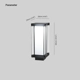 Lámpara Solar de Aluminio para Jardín Exterior