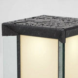 Lámpara Solar de Aluminio para Jardín Exterior