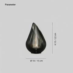 Portavelas de exterior de metal con diseño moderno decorativo