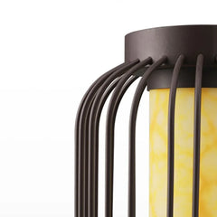 Lámpara de Pie Exterior Solar Impermeable Forma Farol