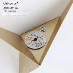 Aplique de Pared LED Moderno Triangular