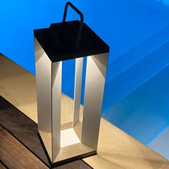 Lampara Pie Solar Exterior Impermeable y Portátil