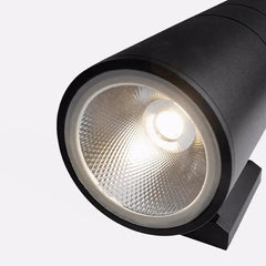 Aplique de Pared Exterior Bidireccional LED Moderno de Metal Negro