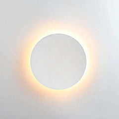 Aplique exterior redondo de estilo moderno con sensor de movimiento