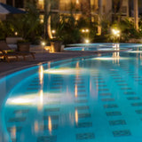Foco para piscina LED orientable IP68 estilo industrial acabado cromo