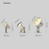 Foco para piscina LED orientable IP68 estilo industrial acabado cromo