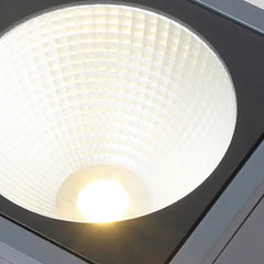 Foco de superficie LED IP65 cúbico gris moderno para pasillo