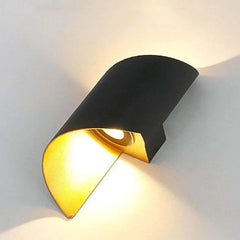 Aplique bidireccional para exterior LED IP65 con diseño moderno en espiral
