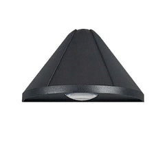 Aplique de pared exterior moderno IP65 con forma semicónica
