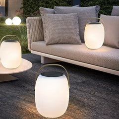 Lamparas exterior de pie recargables y portátiles