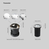 Focos de Suelo Led Solar Impermeables para Exteriores