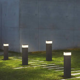Lámpara de Led para Jardín con Sensor Columna Cuadrada Minimalista