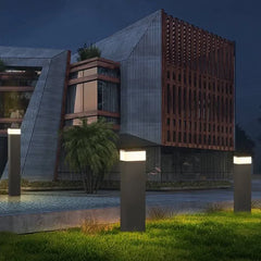 Lámpara de Led para Jardín con Sensor Columna Cuadrada Minimalista