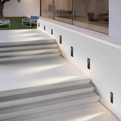 Luces LED Empotradas Para Escalones Con Sensor De Movimiento Resistente Al Agua