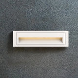 Aplique empotrable exterior moderno de metal con LED sensor de movimiento IP65 para escaleras
