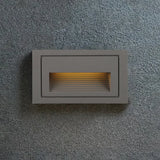 Aplique empotrable exterior moderno de metal con LED sensor de movimiento IP65 para escaleras