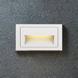 Aplique empotrable exterior moderno de metal con LED sensor de movimiento IP65 para escaleras