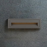 Aplique empotrable exterior moderno de metal con LED sensor de movimiento IP65 para escaleras