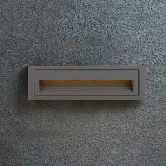 Aplique empotrable exterior moderno de metal con LED sensor de movimiento IP65 para escaleras