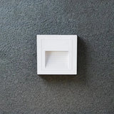 Aplique empotrable exterior moderno de metal con LED sensor de movimiento IP65 para escaleras