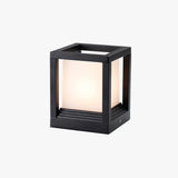 Sobremuro solar exterior LED moderno cuadrado para jardín