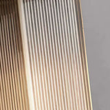 Aplique de pared exterior solar rectangular moderno LED IP65 para jardín
