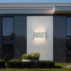 Aplique exterior moderno diseño LED doble cabeza para exteriores