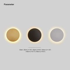 Aplique LED Redondo de Pared para Escalera