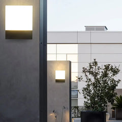 Aplique de Luz Solar para Pared Exterior con Sensor