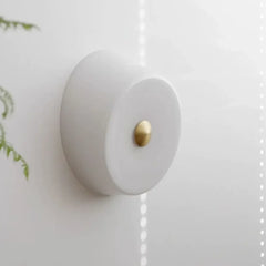 Aplique LED Redondo Estilo Crema para Pared
