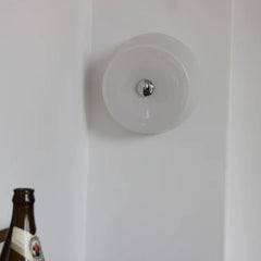 Aplique LED Redondo Estilo Crema para Pared